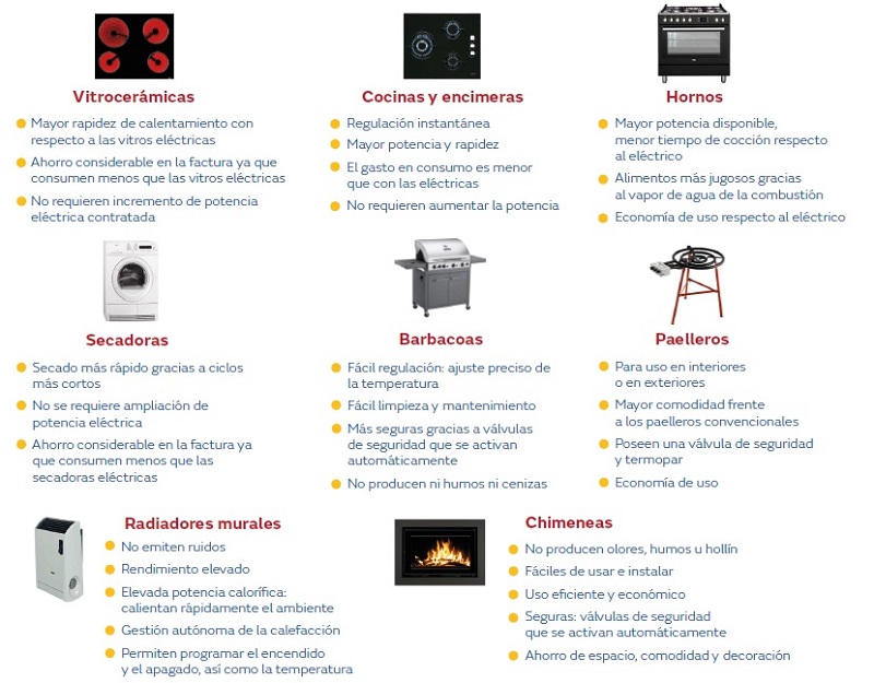 GASODOMESTICOS, aparatos a gas natural