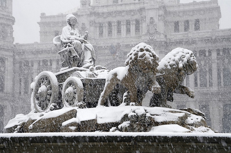 Madrid nevado, confort con gas natural