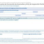 JUSTIFICANTE CORRECCIÓN ANOMALÍAS de gas natural